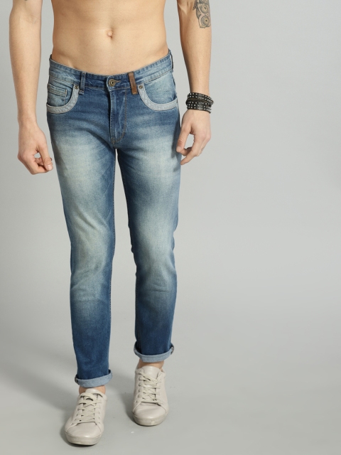 

Roadster Men Blue Skinny Fit Low-Rise Jeans
