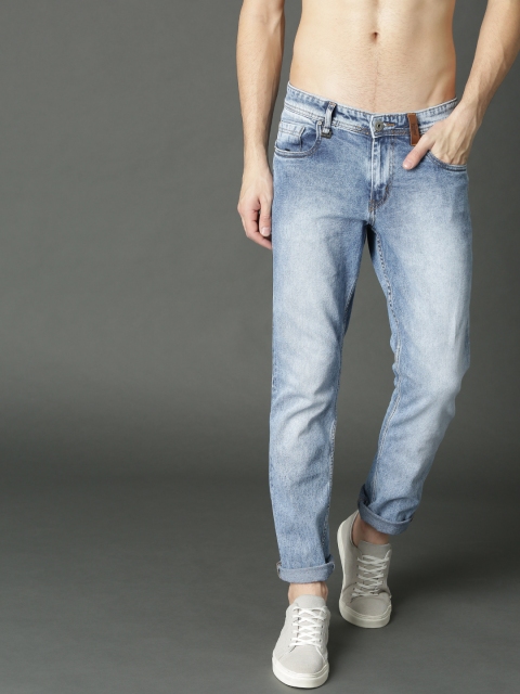

Roadster Men Blue Slim Tapered Fit Mid-Rise Clean Look Stretchable Jeans