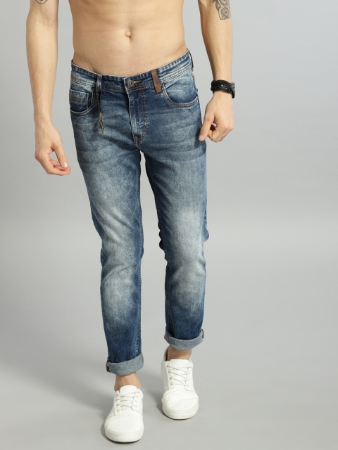 

Roadster Men Blue Skinny Fit Mid-Rise Clean Look Stretchable Jeans