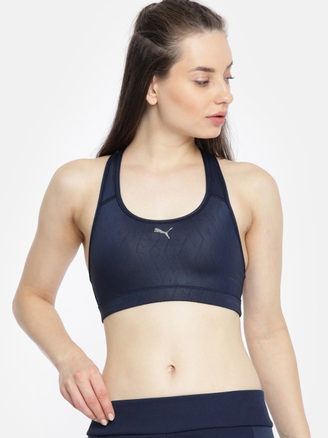 

Puma Navy Blue Non Padded Sports Bra 51699707