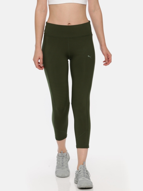

Puma Olive Green Always On 3/4 DRY-CELL Tights