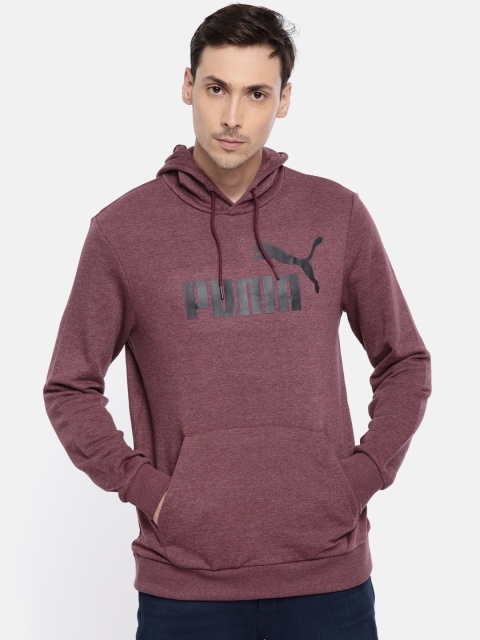 

Puma Men Purple Printed Elevated ESS Hoody TR Sweatshirt