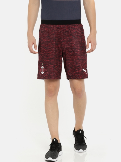 

Red Solid Ac Milan Dry-Cell Replica Sports Shorts
