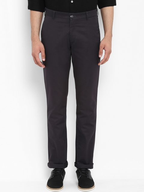 

ColorPlus Men Grey Regular Fit Solid Chinos