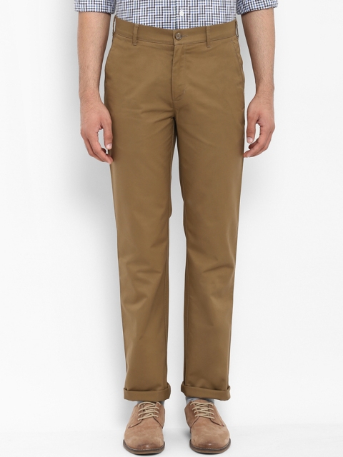 

ColorPlus Men Khaki Slim Fit Solid Chinos