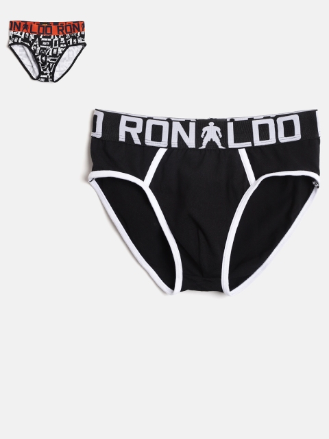 

CR7 Cristiano Ronaldo Boys Pack of 2 Briefs 8400-6600-490-490, Black