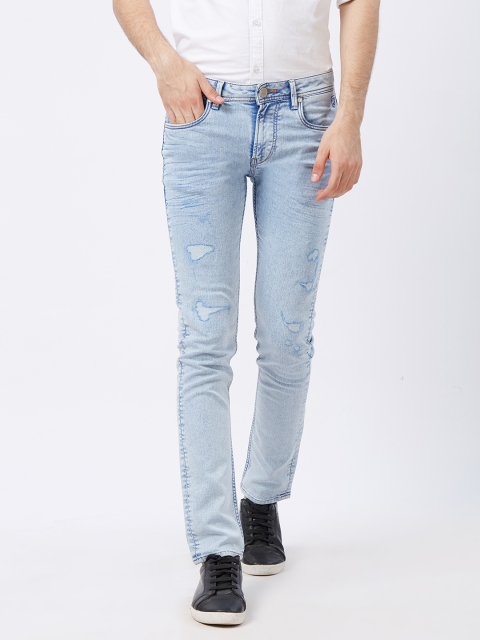 

Killer Men Blue Comfort Slim Fit Mid-Rise Mildly Distressed Jeans