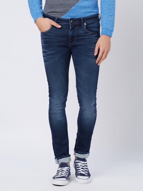 

Killer Men Blue Skinny Fit Mid-Rise Clean Look Jeans