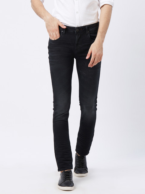 

Killer Men Black Comfort Slim Fit Mid-Rise Clean Look Jeans