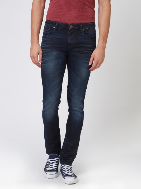 

Killer Men Navy Blue Slim Fit Mid-Rise Clean Look Jeans