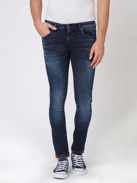 

Killer Men Blue Skinny Fit Mid-Rise Clean Look Jeans