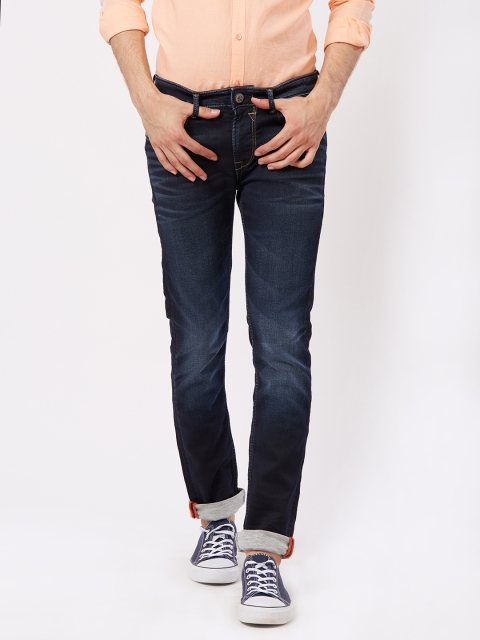 

Killer Men Blue Skinny Fit Mid-Rise Clean Look Jeans
