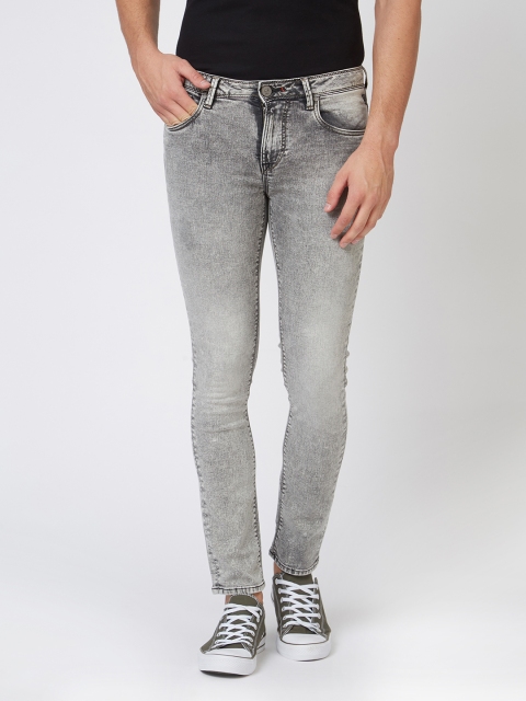 

Killer Men Grey Skinny Fit Mid-Rise Clean Look Jeans