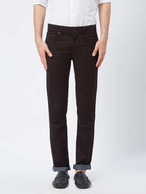 

Killer Men Coffee Brown Slim Fit Mid-Rise Clean Look Jeans
