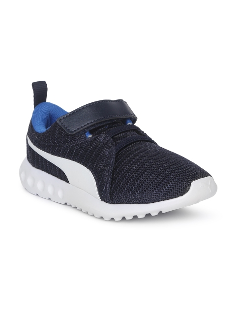 

Puma Kids Navy Blue Solid Carson 2 V PS Sneakers