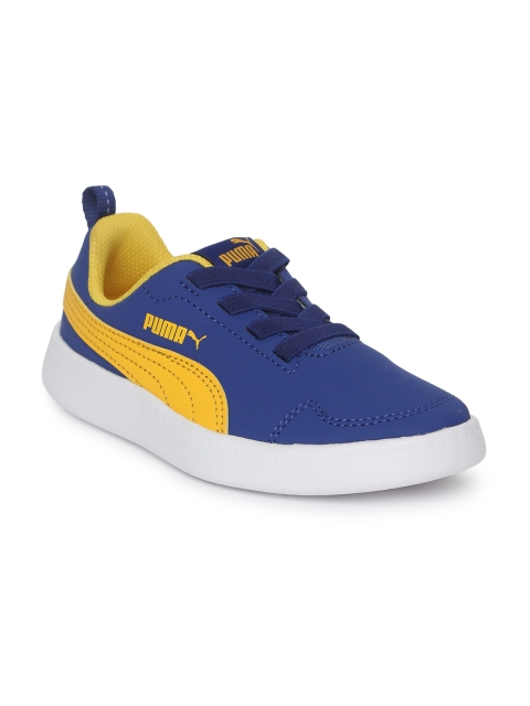 

Puma Kids Blue Courtflex Pre School Sneakers
