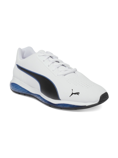 

Puma Men White & Blue Cell Ultimate SL Sneakers