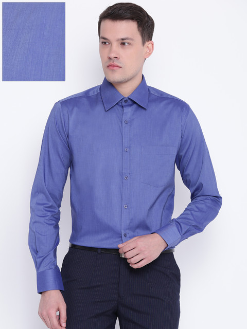 

Park Avenue Men Blue Slim Fit Solid Formal Shirt