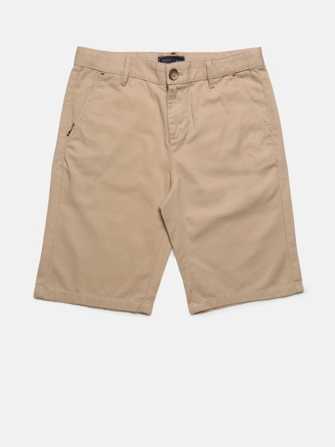 

Indian Terrain Boys Beige Solid Regular Fit Shorts