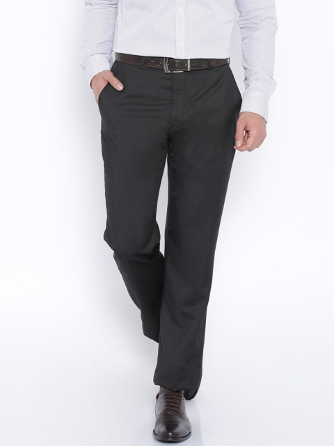 

Park Avenue Black Smart Fit Formal Trousers