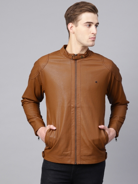 

Peter England Men Brown Solid Tailored Jacket