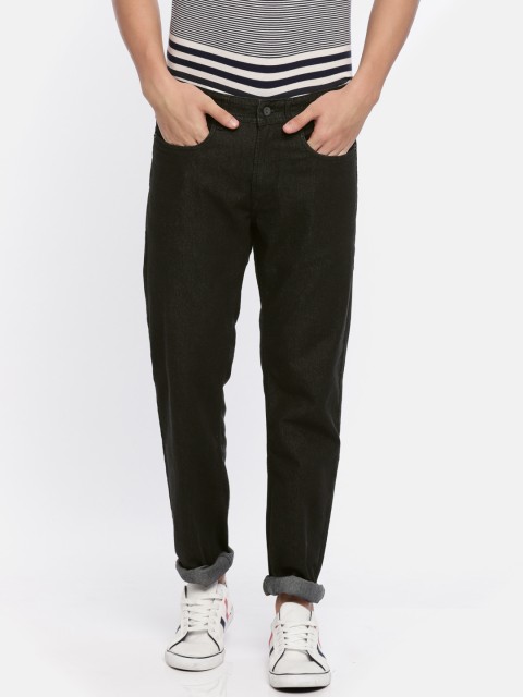 

Peter England Casuals Men Black Slim Fit Mid-Rise Clean Look Stretchable Jeans