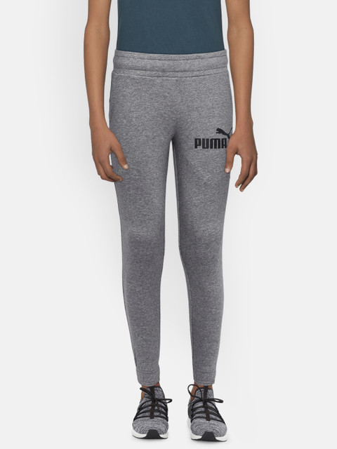

Puma Boys Grey Solid Joggers