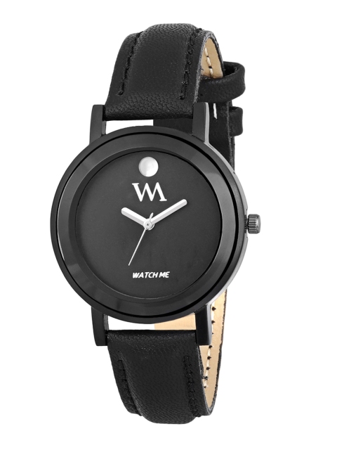 

WM Women Black Analogue Watch WMAL-330-F