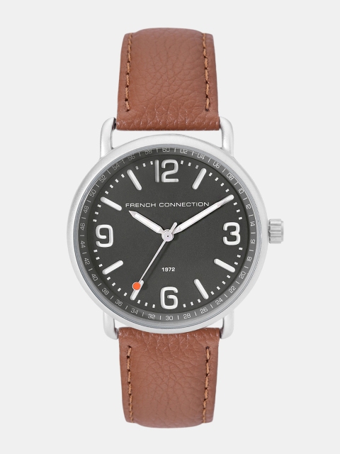 

French Connection Men Charcoal Grey Analogue Watch FC1312ET