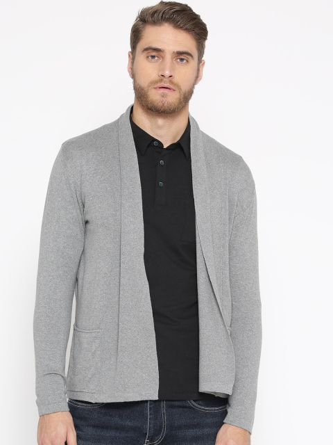 

Wrangler Men Grey Solid Front-Open Shrug