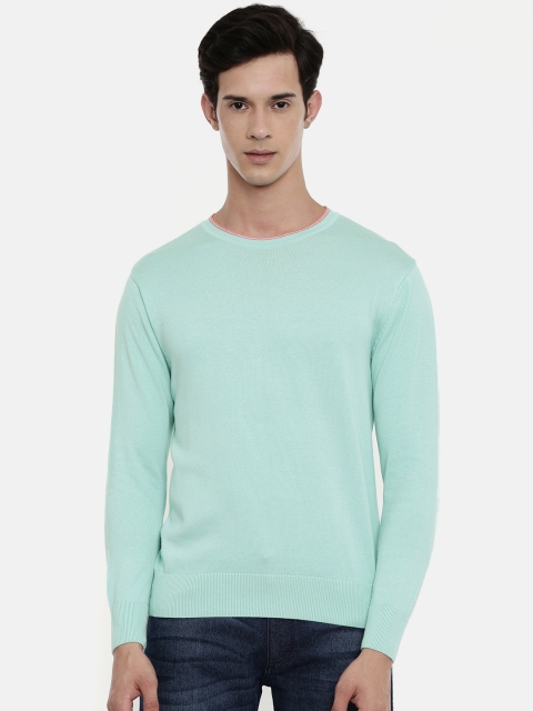 

Wrangler Men Blue Solid Sweater
