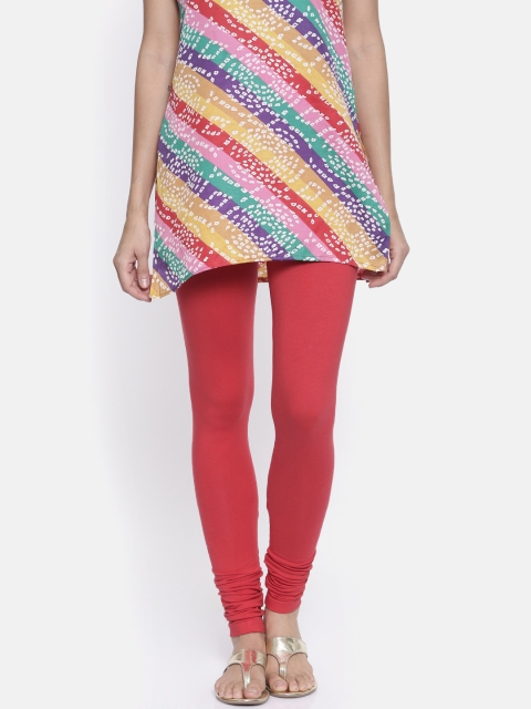 

Bitz Women Coral Churidar Leggings