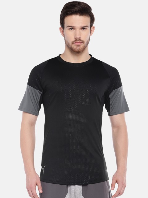 

Puma Men Black Printed ftblNXT Graphic DRY-CELL Round Neck T-shirt