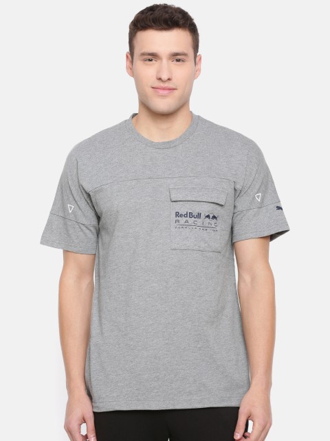 

PUMA Motorsport Men Grey Melange Medium RBR Life Heather T-shirt