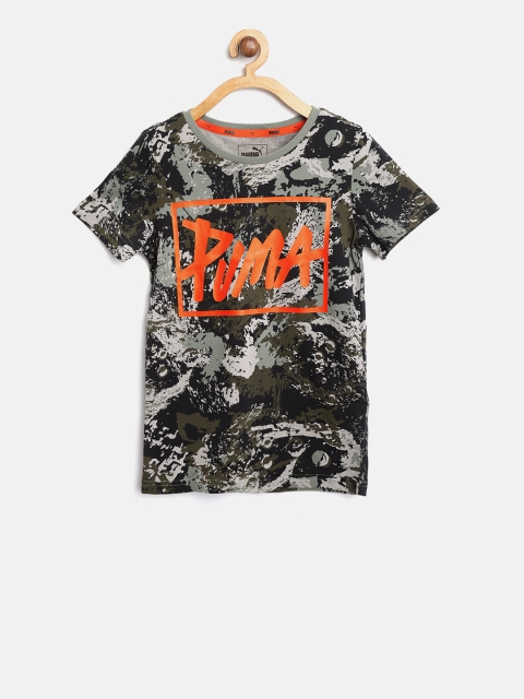 

Puma Boys Multicoloured Style Graphic Tee AOP, Multi