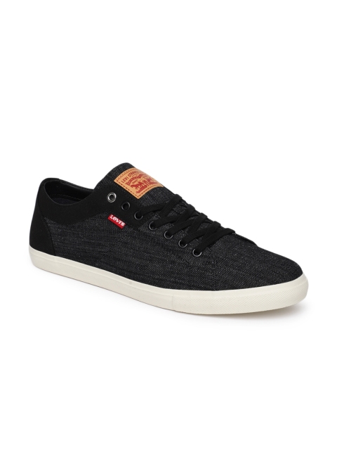 

Levis Men Black Sneakers