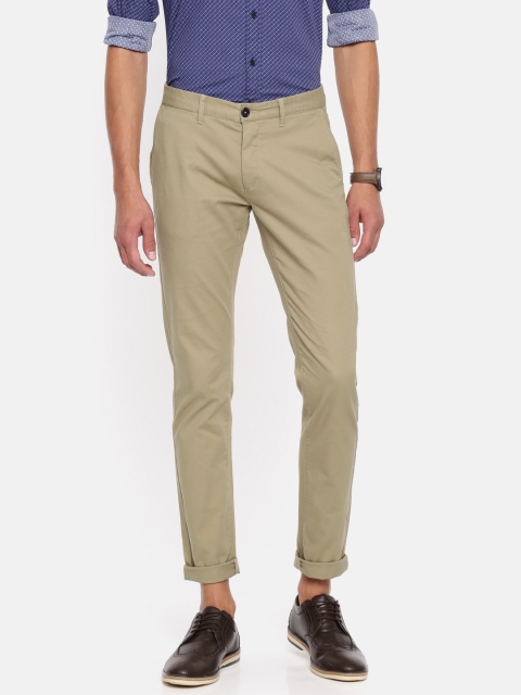 

U.S. Polo Assn. Men Khaki Slim Fit Solid Chinos