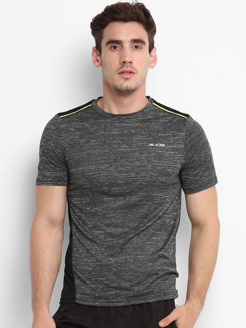 

Alcis Men Grey Printed Round Neck T-shirt