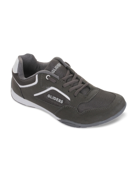 

Gliders Men Olive Green Running Shoes