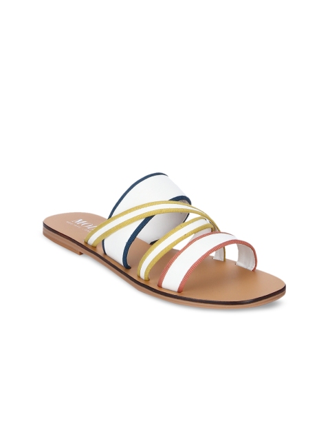 

Mode by Red Tape Women Multicoloured Solid Synthetic Open Toe Flats, Multi