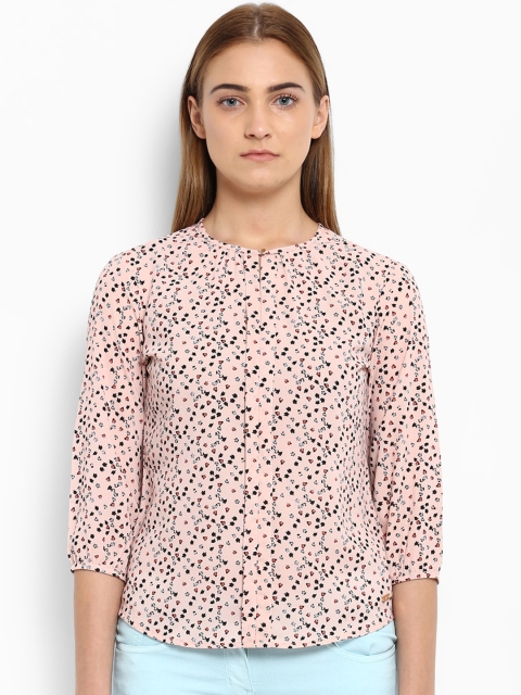 

Park Avenue Women Pink Printed A-Line Top