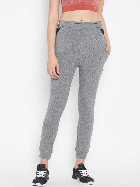 

C9 AIRWEAR Women Grey Self Design Training Joggers