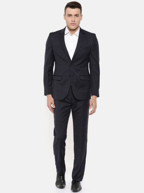 

Raymond Men Navy Blue Contemporary Fit Single-Breasted Formal Suit