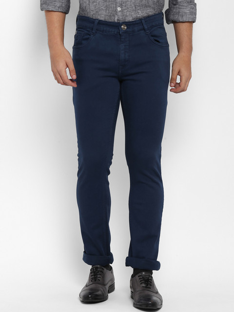

Parx Men Blue Slim Fit Mid-Rise Clean Look Jeans