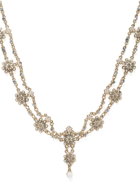 

JewelRush Women Gold-Toned Embellished Head Chain