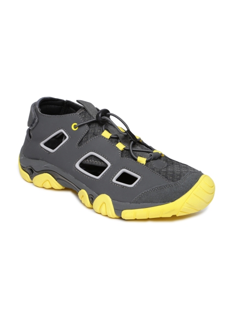 

Wildcraft Men Grey & Yellow Sports Sandals