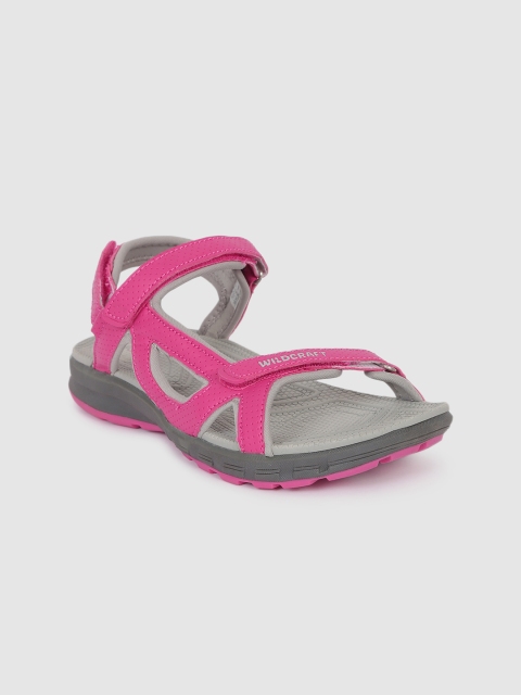 

Wildcraft Women Pink Solid Denali_2.0 One Toe Flats