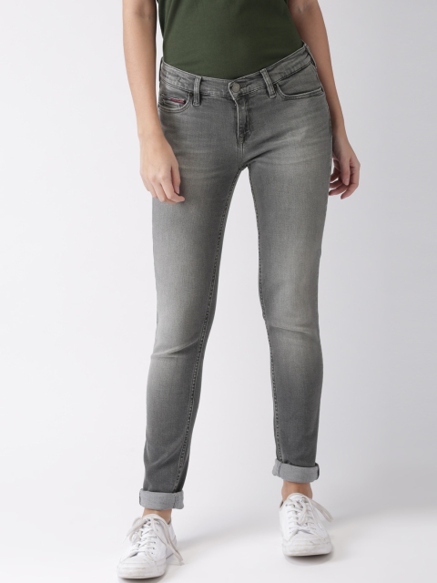 

Tommy Hilfiger Women Grey Nora Skinny Fit Low-Rise Clean Look Stretchable Jeans