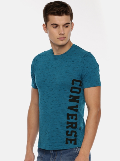 

Converse Men Blue Solid Round Neck T-shirt