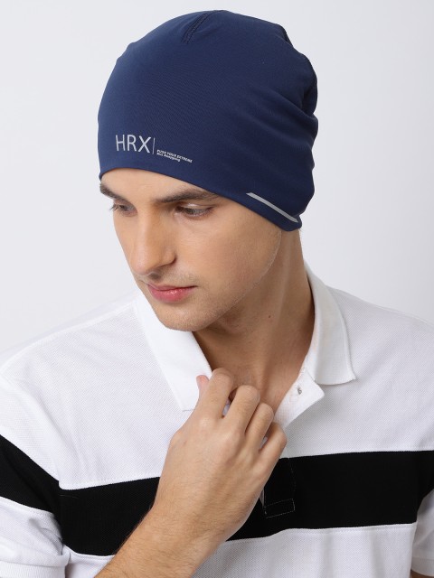 

HRX by Hrithik Roshan Unisex Navy Solid Beanie, Navy blue